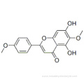 4H-1-Benzopyran-4-one,5,7-dihydroxy-6-methoxy-2-(4-methoxyphenyl)- CAS 520-12-7